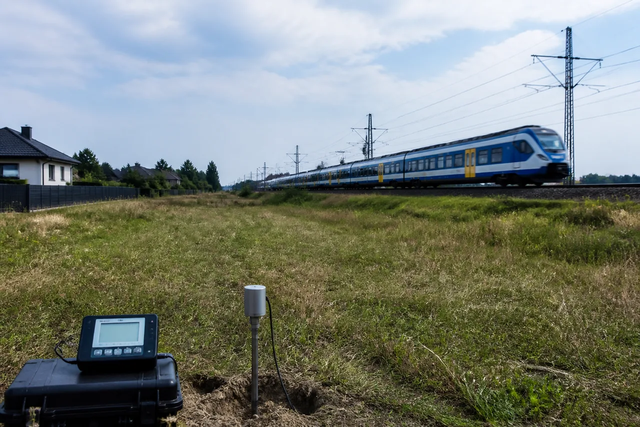 Parcelę w sąsiedztwie czynnej linii kolejowej