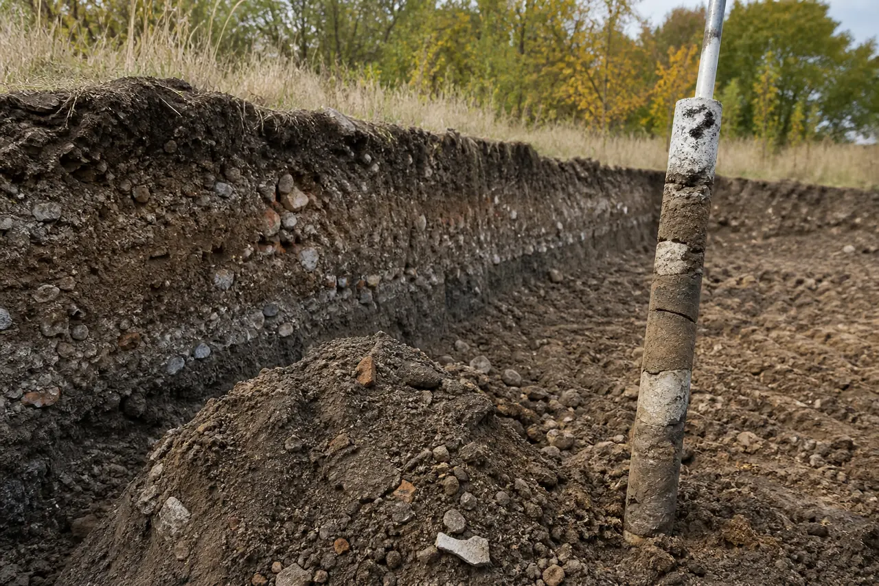 Scena przedstawiająca zagadnienie grunty nasypowe
